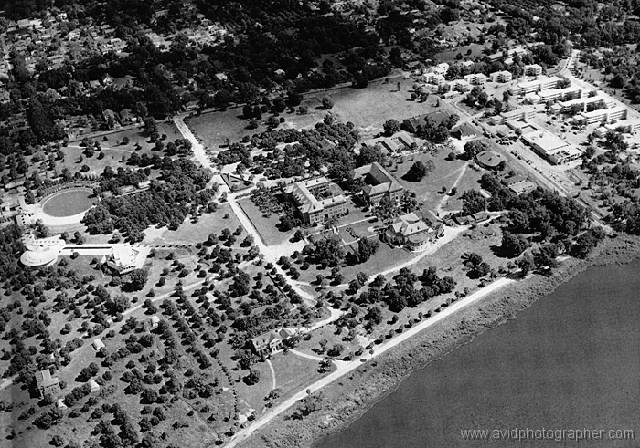 02-1949Intairoplaneview FSC Campus - Aerial View c. 1949 - Interlachen 1949